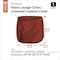 Classic Accessories Ravenna Water-Resistant 25x25x5" Patio Seat Cushion Cover, Spice 60-402-011701-RT - alternate 5